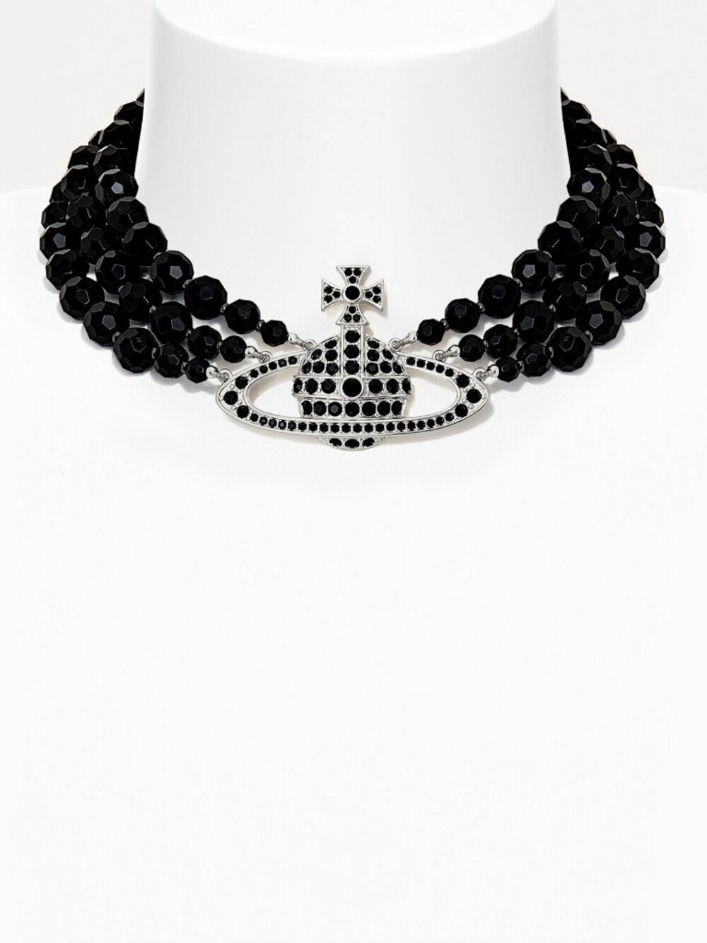 Vivienne Westwood Messaline Three Row Choker